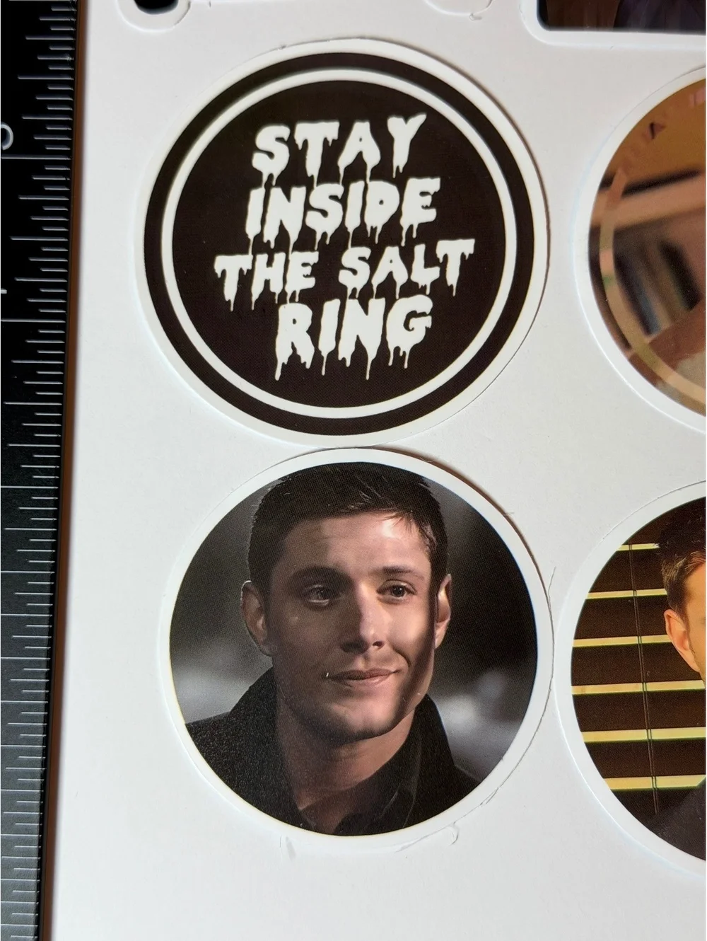 Stickers. Waterproof. 6 pack  Supernatural. Baby Dean Cas Sam